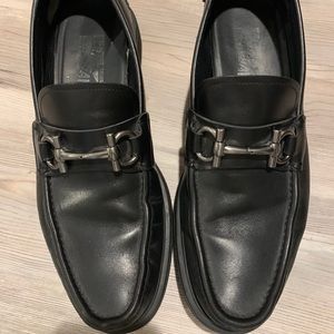 Men’s Black Salvatore Ferragamo Loafers